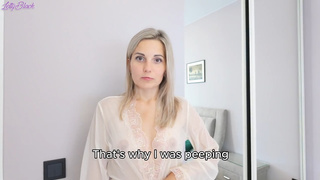 А почему это мне должно быть стыдно? Это же у мачехи соски видно